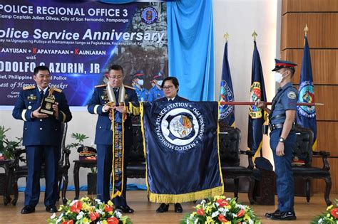 chief of police san fernando pampanga|PNP Chief Azurin graces 121st Police Service Anniversary in PRO.